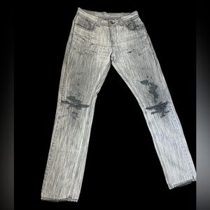 Levi’s 511 Skinny Men's Distressed Gray Jeans size 29x32